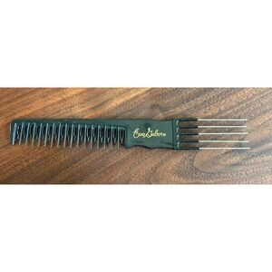 Vintage Eva Gabor Wig Teasing Hair Metal Fork Comb 8"x1"